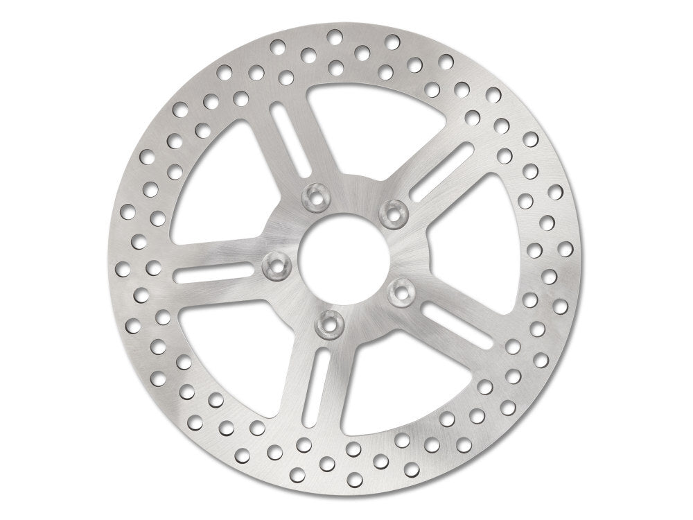 Performance Machine P01311585 11.5" Rear Classic 5 Spoke Stainless Steel Disc Rotor for Big Twin 00-Up/Sportster 00-10