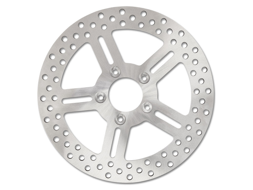 Performance Machine P01311842 11.8" Front Classic 5 Spoke Stainless Steel Disc Rotor for Softail 15-Up/Touring 08-23/Dyna 06-17/Sportster 14-21