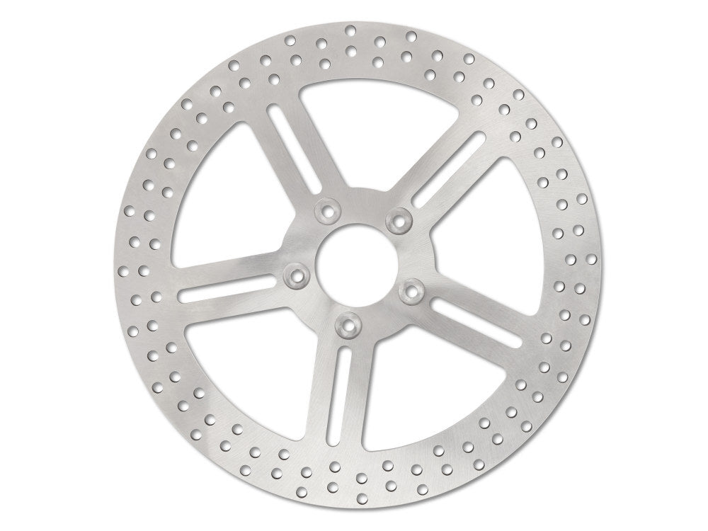 Performance Machine P01313035 13" Front Classic 5 Spoke Stainless Steel Disc Rotor for most Big Twin 00-Up when upgrading to 13" x 6 Piston Caliper