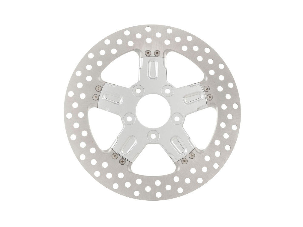 Performance Machine P01331522FRMSCH 11.5" Left Hand or Right Hand Front Formula Disc Rotor Chrome for H-D 84-Up w/11-1/2" Disc Rotors