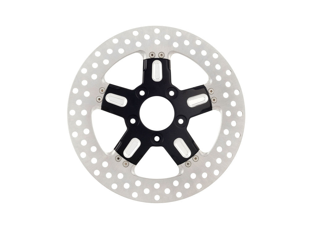 Performance Machine P01331523FRMSBMP 11.5" Rear Formula Disc Rotor Black Contrast Cut Platinum for H-D 81-Up w/11-1/2" Disc Rotor