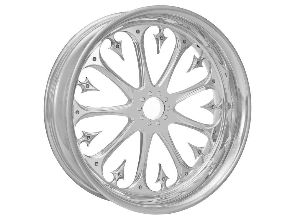 Performance Machine P01571806RXSLCH 18" x 3.50" Wide Stiletto Wheel Chrome