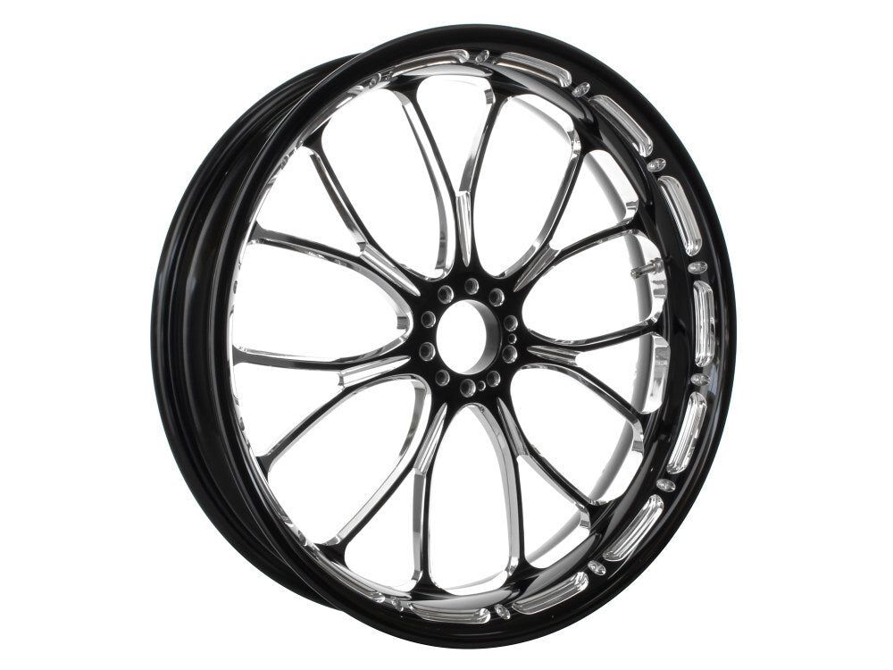 Performance Machine P01573814RHEABMP 18" x 5.50" Wide Heathen Wheel Black Contrast Cut Platinum