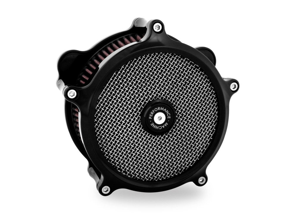 Performance Machine P02062139B Super Gas Air Cleaner Kit Black for Milwaukee-Eight Touring 17-Up/Softail 18-Up