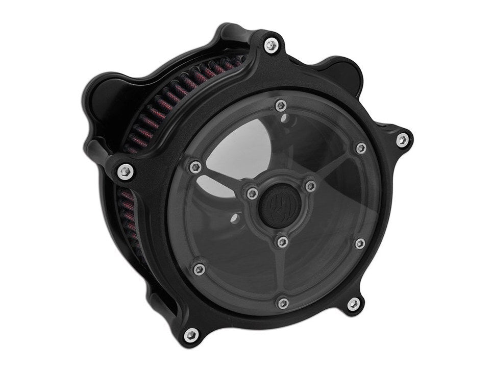 Roland Sands Designs P02062143SMB Clarity Air Cleaner Kit Black Ops for Milwaukee-Eight Touring 17-Up/Softail 18-Up