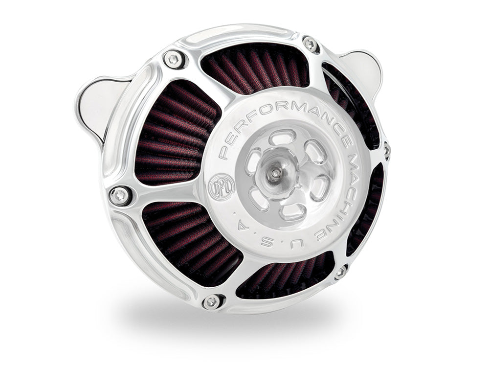 Performance Machine P02062164CH Max HP Air Cleaner Kit Chrome for Harley-Davidson CVO Touring 23-Up/Street Glide/Road Glide 24-Up/Touring/Softail 25-Up