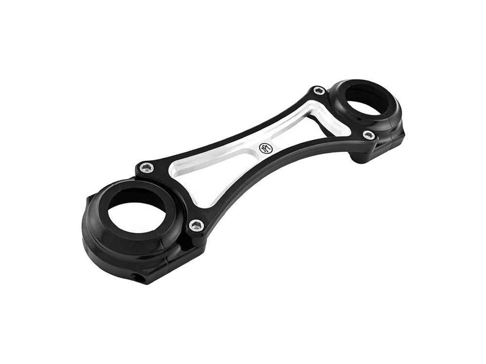 Performance Machine P02082125BM Fork Brace Black Contrast Cut for FXST 84-15/Dyna Wide Glide 93-05/FXWG 84-86 Models w/41mm Forks