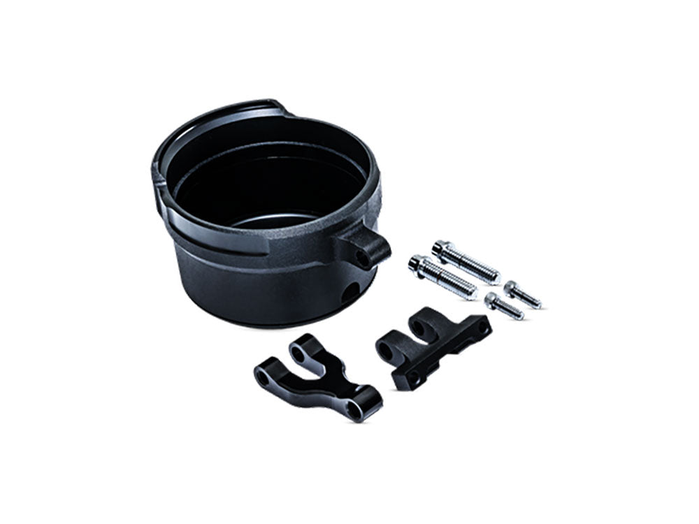 Performance Machine P02082192SMB Phatbar Gauge Relocation Kit Black Ops for Low Rider S 22-Up