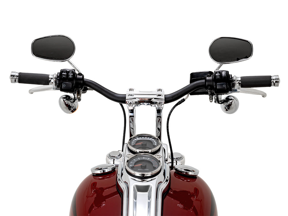 Performance Machine P02082195MCH 1-1/4" Phatbar Handlebar & 9" Riser Set Chrome