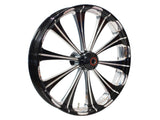 Performance Machine P15127106PRELBMP 21" x 3.50" Wide Revel Wheel w/Front Hub Black Contrast Cut Platinum for Fat Boy 18-Up w/ABS