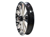 Performance Machine P15127106PRELBMP 21" x 3.50" Wide Revel Wheel w/Front Hub Black Contrast Cut Platinum for Fat Boy 18-Up w/ABS