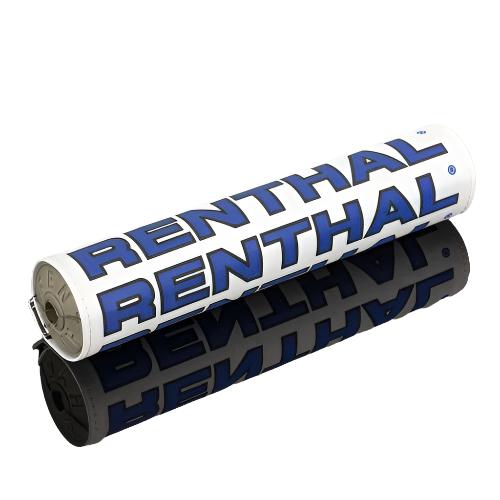 Renthal P350 Vintage SX Pad 240mm White/Black/Blue w/Gray Foam