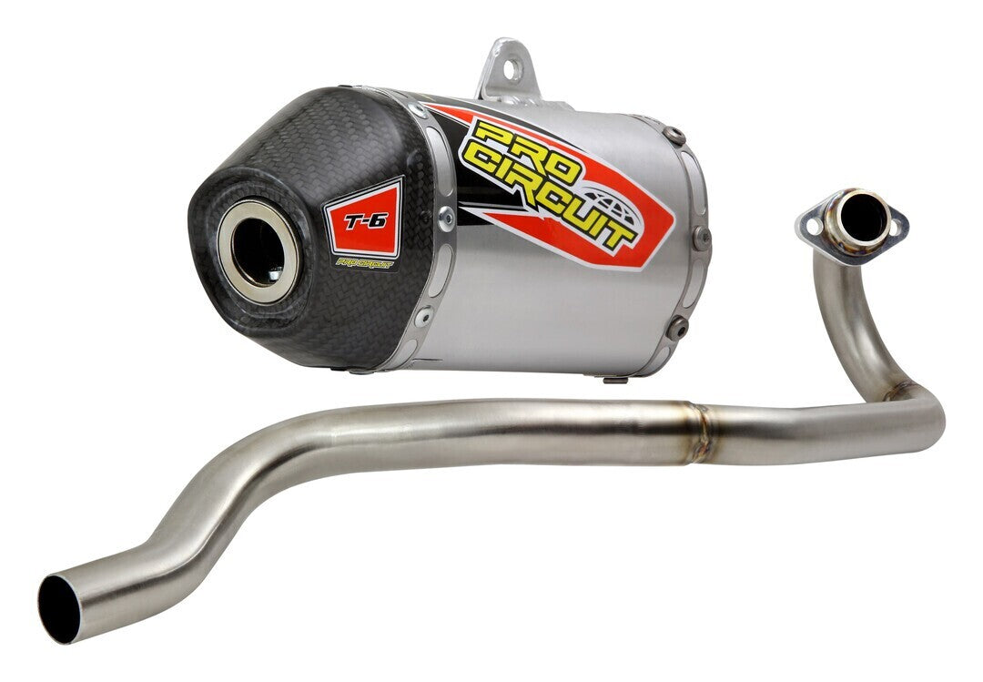 Pro Circuit T-6 Stainless Exhaust System for Kawasaki KLX110 10-22