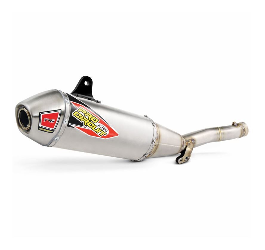 Pro Circuit T-6 Slip-On Muffler for Yamaha YZ450F 14-17