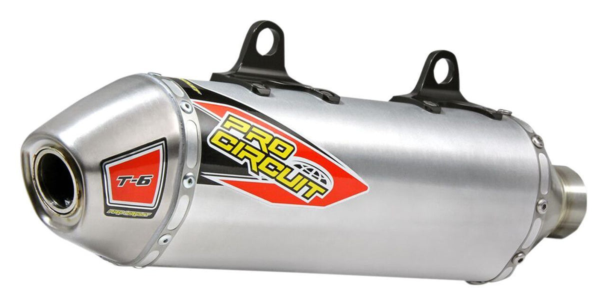 Pro Circuit T-6 Slip-On Muffler for KTM 450 SX-F/450 XC-F 16-18/Husqvarna FC 450/FX 450 16-18