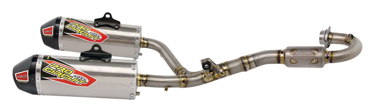 Pro Circuit TI-6 Titanium Dual Exhaust System for Honda CRF250R 16-17