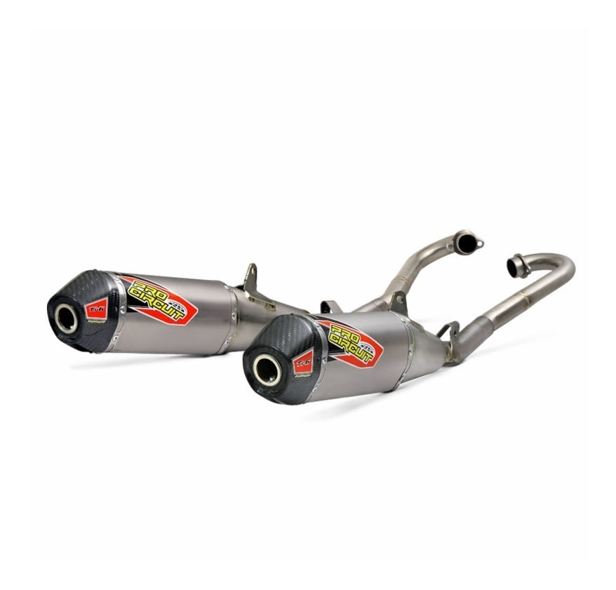 Pro Circuit TI-6 Titanium Dual Exhaust System for Honda CRF250R 18-19