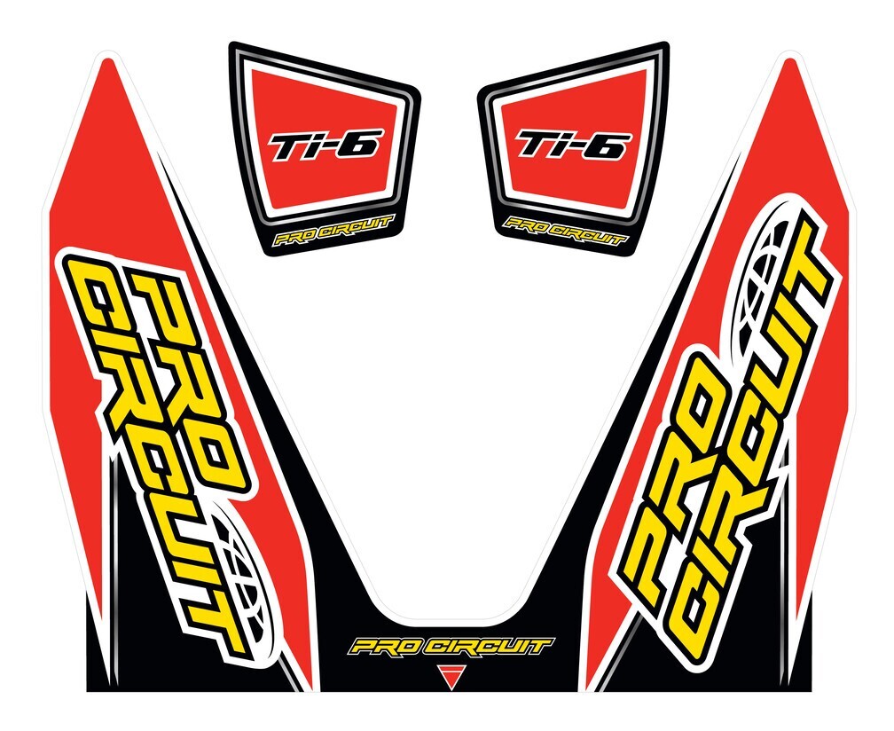 Pro Circuit Replacement TI-6 Pro Decal for Kawasaki KXF/Suzuki RM-Z/KTM SXF