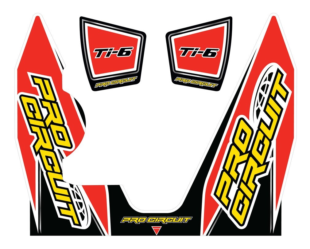 Pro Circuit Replacement TI-6 Pro Decal for Yamaha YZ450F