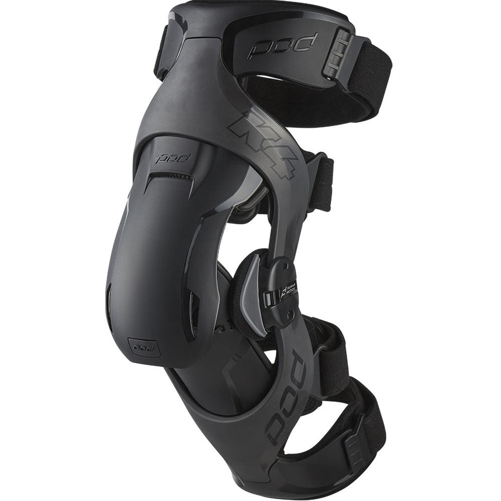 POD K4 2.0 Tall Graphite/Black Youth Left Knee Brace