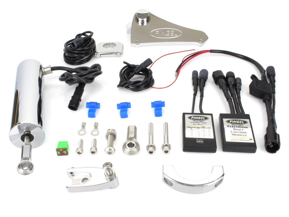 Pingel PE-77704 Electric Shifter Kit for FL Softail 07-17 w/Floorboards