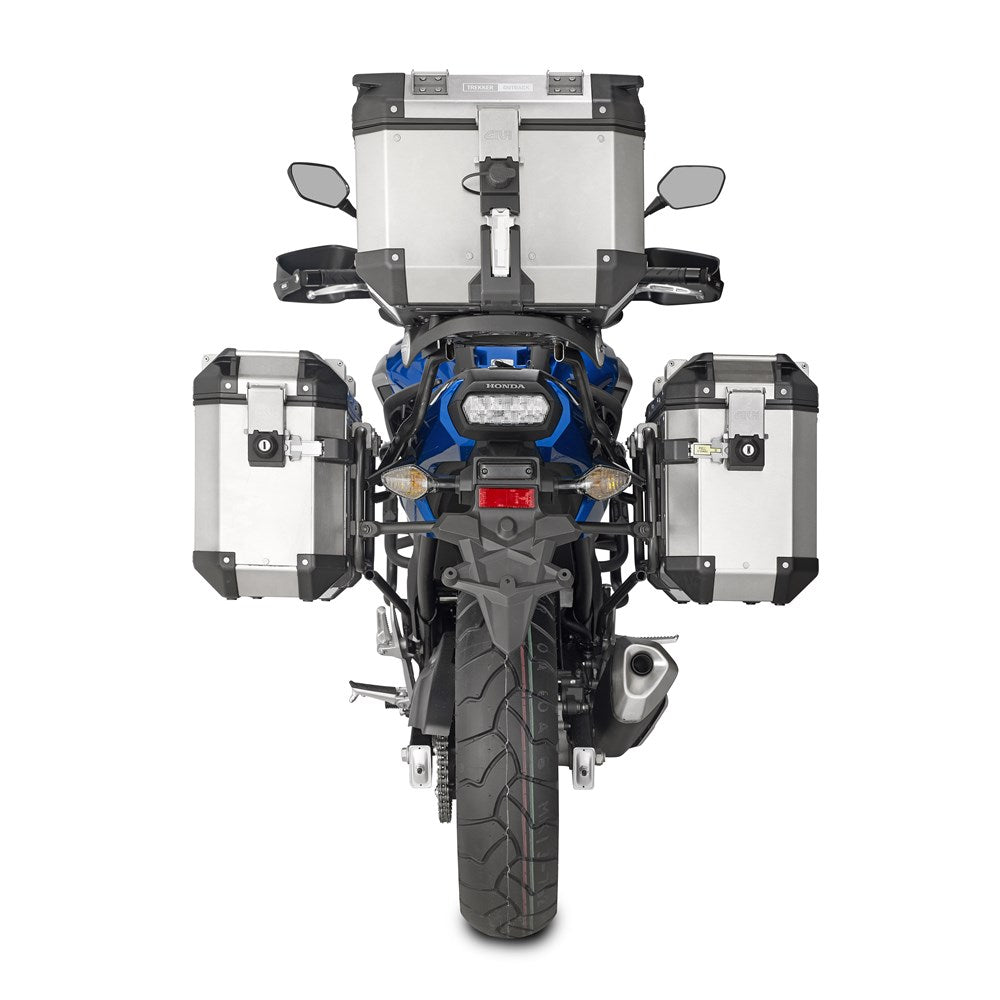Givi PL1146CAM Side Case Pannier Holder for Honda NC750S/NC750X 16-20 w/Monokey Cam Side Trekker Outback Cases