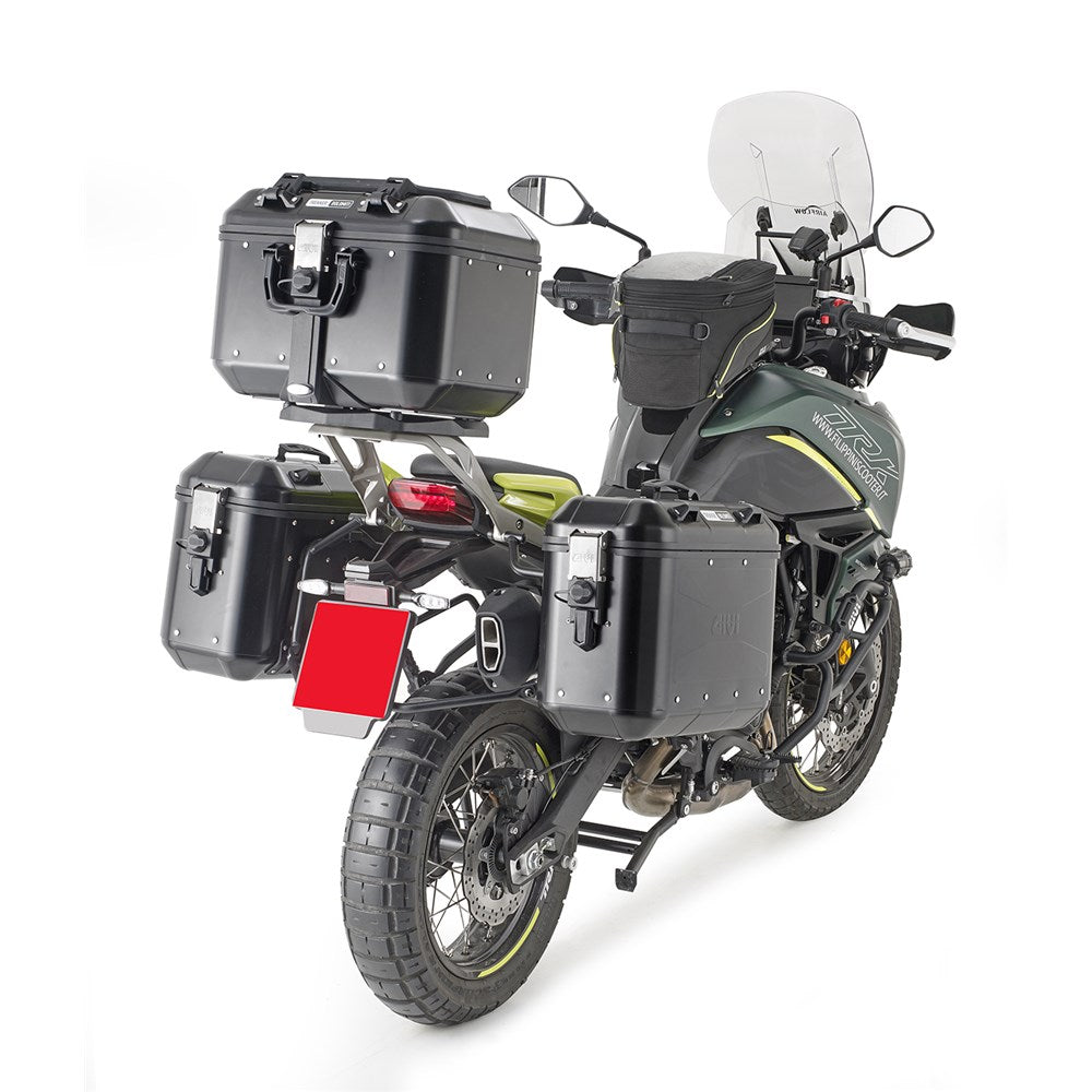 Givi PL8717 Side Case Pannier Holder for Benelli TRK702/TRK702 X 23-24 w/Monokey Side Cases