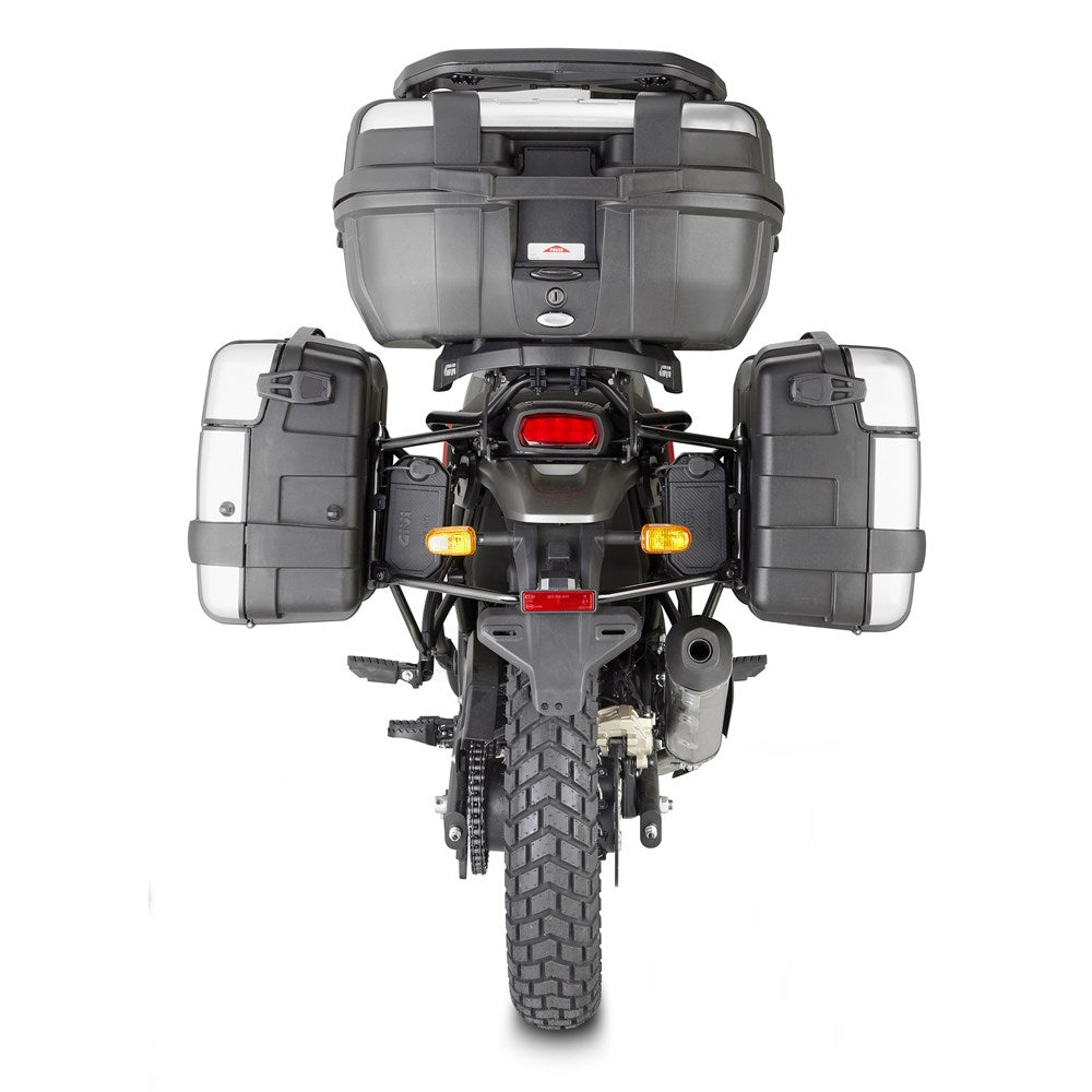 Givi PL9055 Side Case Pannier Holder for Royal Enfield Scram 411 22-24 w/Monokey & Retro Fit Cases