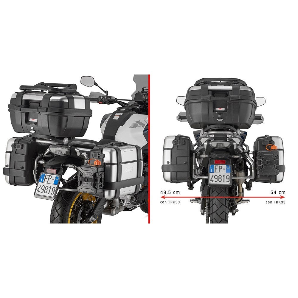 Givi PL9228 Side Case Pannier Holder for CF Moto 700 MT ADV 25-Up w/Monokey Side Cases