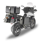 Givi PLO6425CAM PL ONE-FIT Side Case Pannier Holder for Triumph Tiger 900 20-Up w/Trekker Outback Monokey CAM-Side Cases/Canyon Monokey CAM-Side Bags