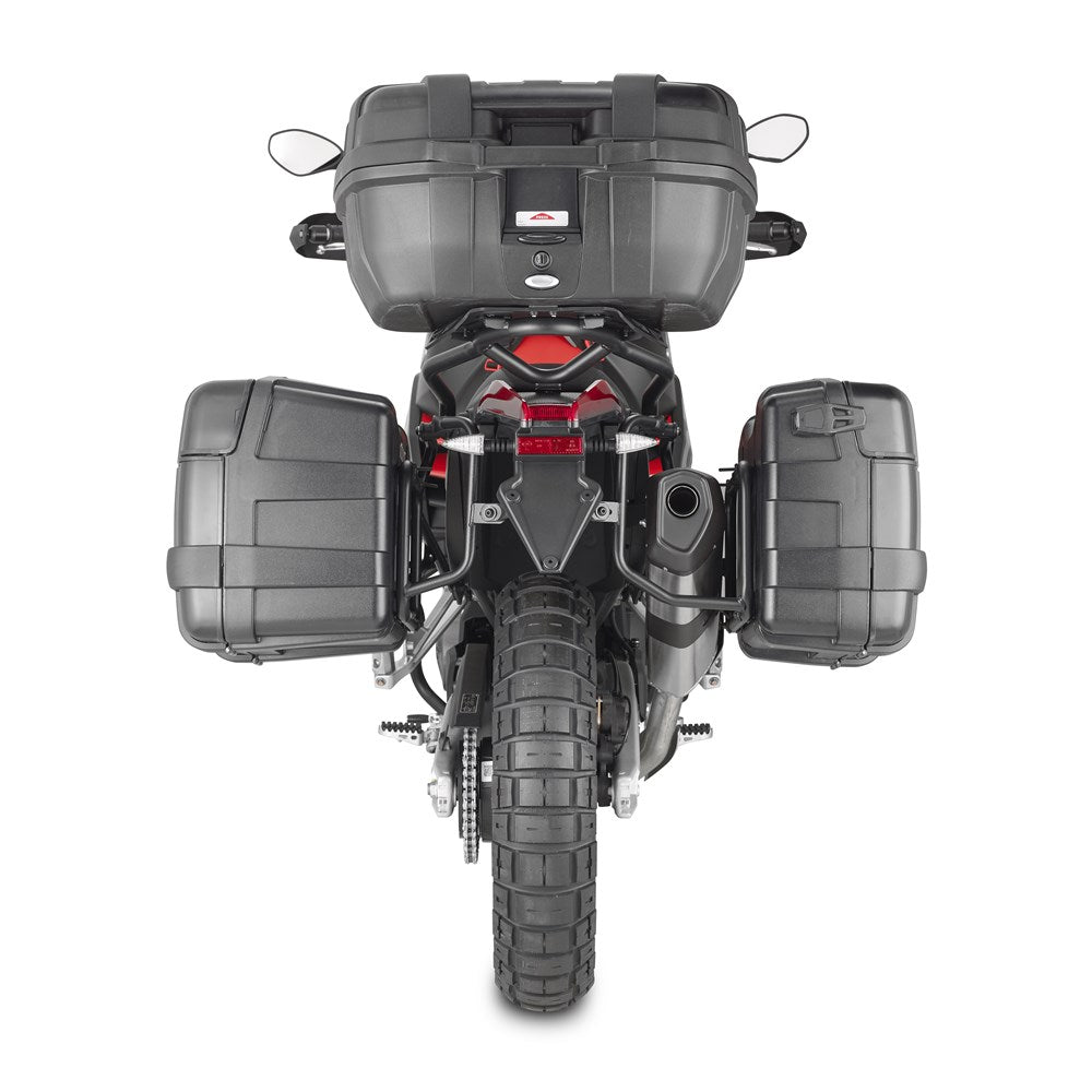 Givi PLO6710MK PL ONE-FIT Side Case Pannier Holder for Aprilia Tuareg 660 21-24 w/Monokey Side Cases