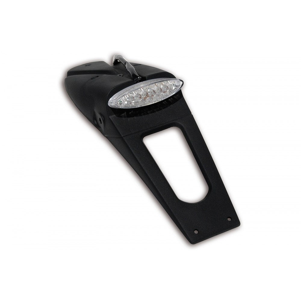 UFO License Plate Holder Black w/Clear LED Light