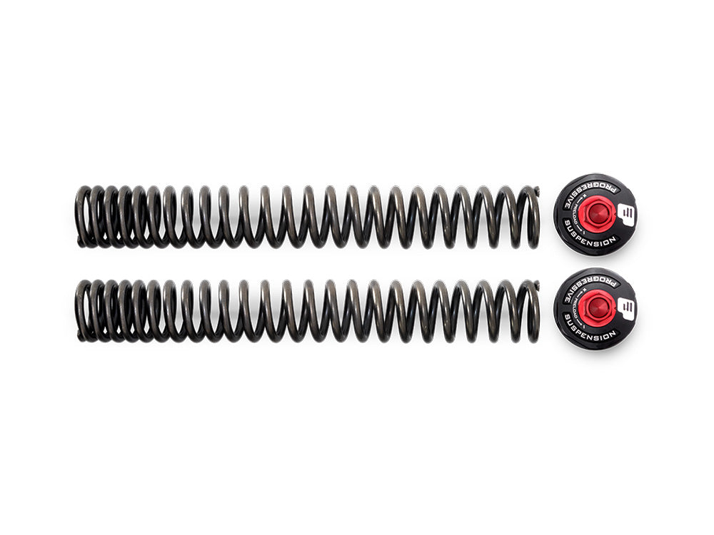 Progressive Suspension PS-31-5058 47mm Fork Preload Adjuster w/Fork Spring Kit for Harley-Davidson CVO Road Glide 23-Up/CVO Road Glide ST 24-Up