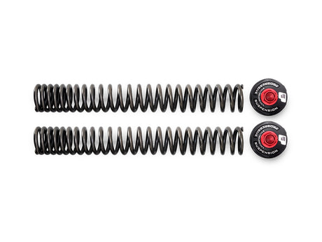 Progressive Suspension PS-31-5058 47mm Fork Preload Adjuster w/Fork Spring Kit for Harley-Davidson CVO Road Glide 23-Up/CVO Road Glide ST 24-Up