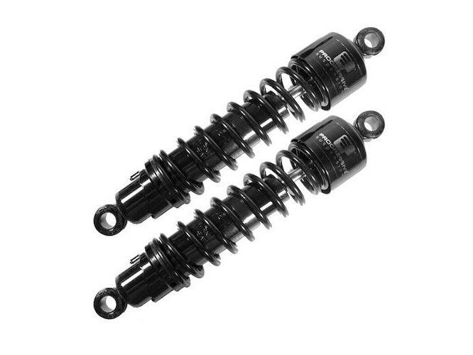 Progressive Suspension PS-412-4036B 412 Series 12" Standard Spring Rate Rear Shock Absorbers Black for Dyna 91-17