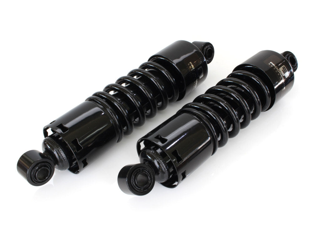 Progressive Suspension PS-412-4037B 412 Series 11" Standard Spring Rate Rear Shock Absorbers Black for Dyna 91-17