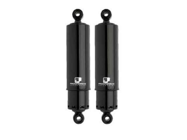 Progressive Suspension PS-412-4042B 412 Series 12" Rear Shock Absorbers w/Full Cover Black for Dyna 91-17