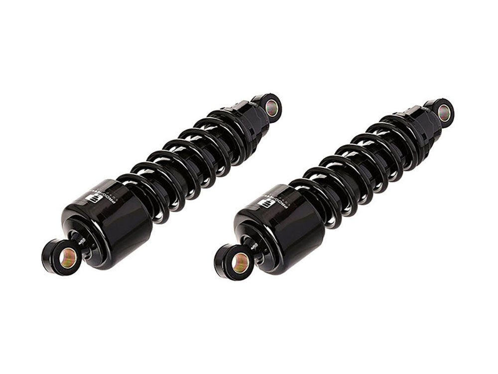 Progressive Suspension PS-412-4064B 412 Series 12.5" Standard Spring Rate Rear Shock Absorbers Black for Sportster 04-21