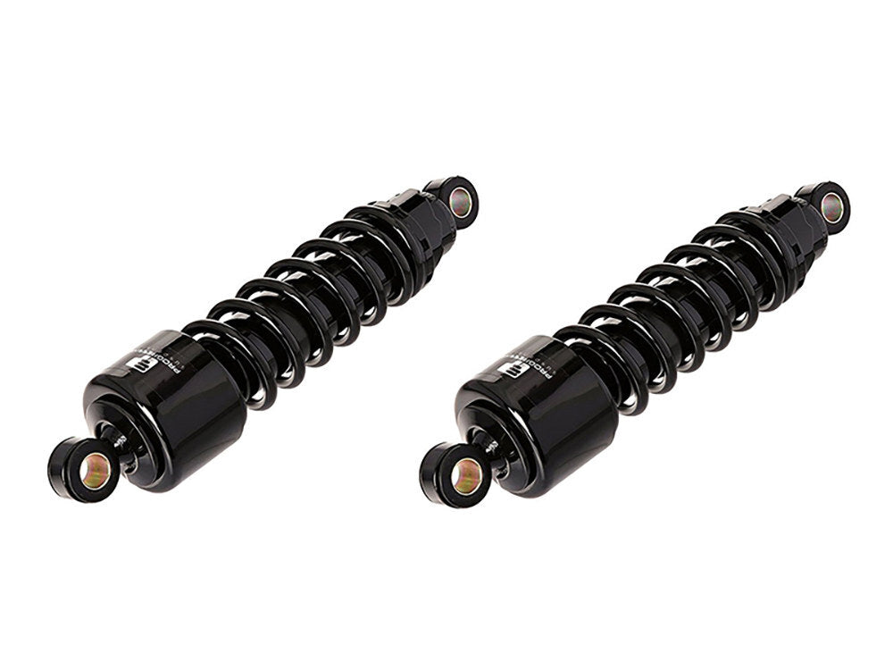 Progressive Suspension PS-412-4068B 412 Series 12" Standard Spring Rate Rear Shock Absorbers Black for Sportster 04-21