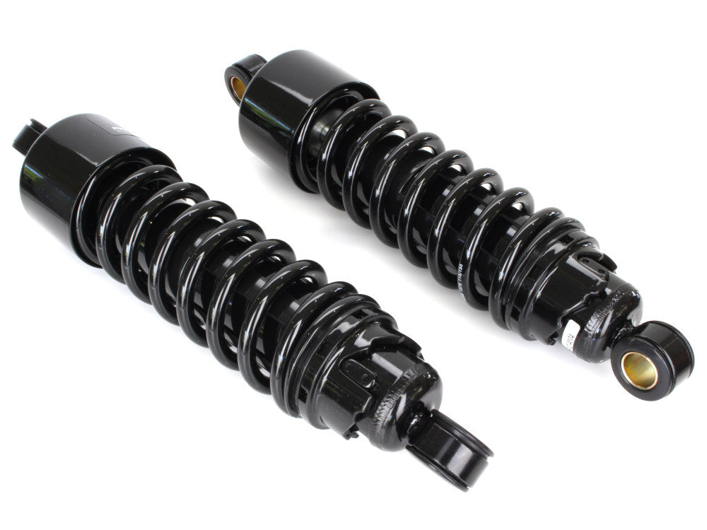 Progressive Suspension PS-412-4074B 412 Series 11.5" Standard Spring Rate Rear Shock Absorbers Black for Touring 06-Up