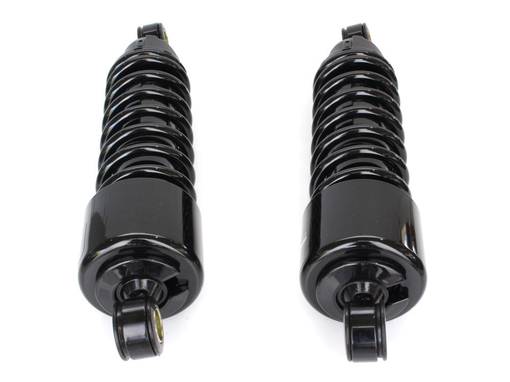 Progressive Suspension PS-412-4074B 412 Series 11.5" Standard Spring Rate Rear Shock Absorbers Black for Touring 06-Up