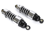 Progressive Suspension PS-412-4074C 412 Series 11.5" Standard Spring Rate Rear Shock Absorbers Chrome for Touring 06-Up