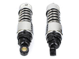 Progressive Suspension PS-412-4074C 412 Series 11.5" Standard Spring Rate Rear Shock Absorbers Chrome for Touring 06-Up