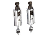 Progressive Suspension PS-422-4002C 422 Series Heavy Duty Spring Rate Rear Shock Absorbers Chrome for Softail 00-17