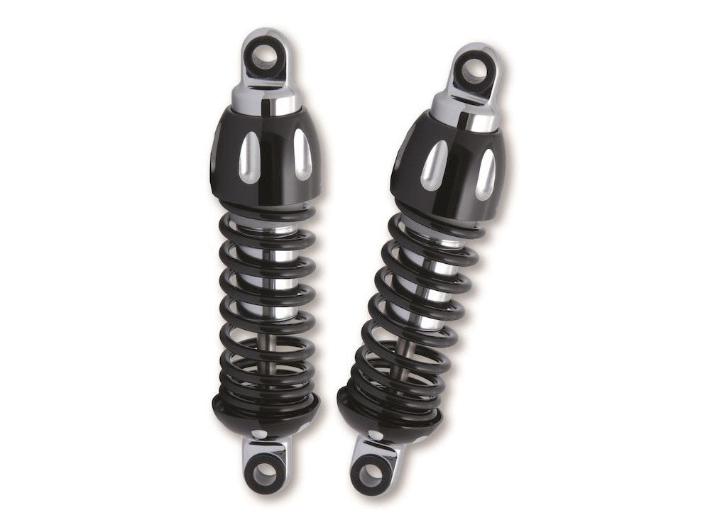 Progressive Suspension PS-430-4006B 430 Series 11.5" Standard Spring Rate Rear Shock Absorbers Black for Touring 80-05/Sportster 79-03/FXR 82-94