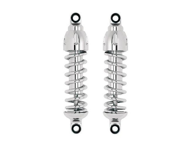 Progressive Suspension PS-430-4404C 430 Series 13" Standard Spring Rate Rear Shock Absorbers Chrome for Street 15-20