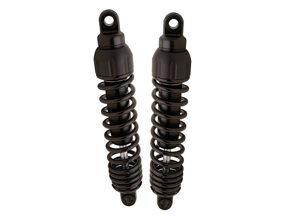 Progressive Suspension PS-444-4002B 444 Series 13" Standard Spring Rate Rear Shock Absorbers Black for Touring 80-Up/Sportster 79-03/FXR 82-94