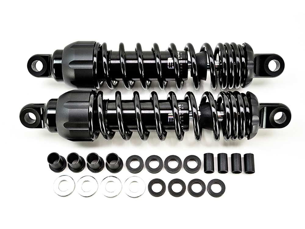 Progressive Suspension PS-444-4036B 444 Series 12" Standard Spring Rate Rear Shock Absorbers Black for Dyna 91-17