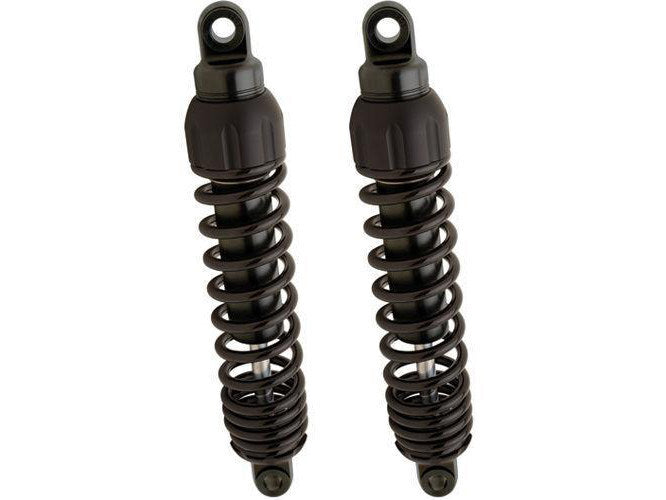 Progressive Suspension PS-444-4038B 444 Series 12.5" Standard Spring Rate Rear Shock Absorbers Black for Dyna 91-17