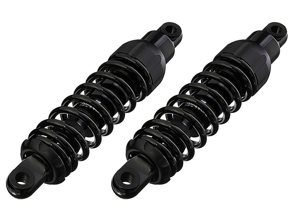 Progressive Suspension PS-444-4062B 444 Series 11" Standard Spring Rate Rear Shock Absorbers Black for Sportster 04-21